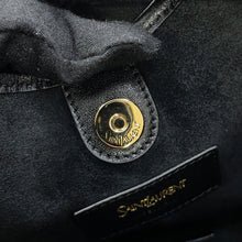 将图像加载到图库查看器中，SAINT LAURENT PARIS Mombasa Black851432AAGWJ1000 Calf Leather Size Small
