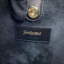 将图像加载到图库查看器中，SAINT LAURENT PARIS Mombasa Black851432AAGWJ1000 Calf Leather Size Small
