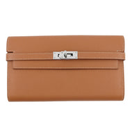 HERMES Kelly wallet Gold Epsom