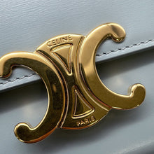 Load image into Gallery viewer, CELINE Laura 2WAY Handbag Ice blue119533 Leather
