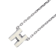 Load image into Gallery viewer, HERMES Pop Ash Necklace Size Mini White Metal Lacquer
