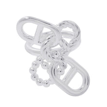 Load image into Gallery viewer, HERMES Chaine d'Ancre Area II Multilink Ring Size 52/#12 SV925
