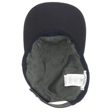 Load image into Gallery viewer, HERMES Cap Miles Jump Size 60 Black Wool62% Cotton38%
