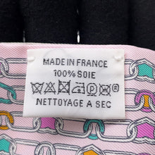 Load image into Gallery viewer, HERMES Twilly Kaleidoscope Effect Pink/ Turquoise/Multicolor Silk100%
