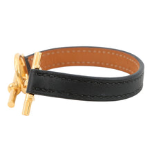 Load image into Gallery viewer, HERMES Croisière Bracelet Size T3 Black Swift Leather
