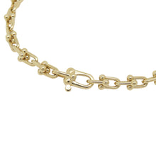 Load image into Gallery viewer, TIFFANY&amp;Co. Hardware Microlink Bracelet Size Medium60416923 18K Yellow Gold
