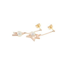将图像加载到图库查看器中，TASAKI Comet Plus Drop EarringsE4344 K18YG K18PG
