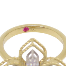 Load image into Gallery viewer, Roberto Coin Roberto Coin Dessert Flower Ring Size Size 11 / LargeADR777RI2665_YW_014.00 K18YG K18WG
