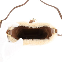 Load image into Gallery viewer, SAINT LAURENT PARIS LE 5 A 7 Body Bag Beige/Brown760376GAAD29587 Shearling Leather
