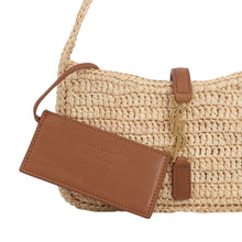 将图像加载到图库查看器中，SAINT LAURENT PARIS LE 5 A 7 Mini Bag Natural/Brown742680GAABN2080 NaturalRaffia Calf Leather Size Mini
