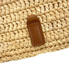 将图像加载到图库查看器中，SAINT LAURENT PARIS LE 5 A 7 Mini Bag Natural/Brown742680GAABN2080 NaturalRaffia Calf Leather Size Mini
