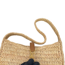 将图像加载到图库查看器中，SAINT LAURENT PARIS LE 5 A 7 Mini Bag Natural/Brown742680GAABN2080 NaturalRaffia Calf Leather Size Mini
