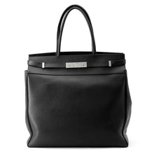 将图像加载到图库查看器中，SAINT LAURENT PARIS Manhattan N/S Tote Black757302 Leather
