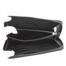 将图像加载到图库查看器中，LOUIS VUITTON Zippy Wallet - Horizontal NoirM11611 Monogram Eclipse
