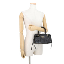 Load image into Gallery viewer, PRADA Bonnie Mini Handbag Black1BA486_2CYR_F0002_V_OOO Leather Size Mini
