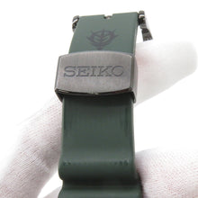 Load image into Gallery viewer, SEIKO Prospex Mobile Suit Gundam 40th Anniversary Mass Production Type Zaku Model - Limited Edition of 1000 Worldwide TI Ceramic Silicon Green DialSBDX027
