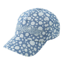 Load image into Gallery viewer, LOUIS VUITTON LVxYK Cap Infinity Dot Light BlueM7062L Cotton100% Leather
