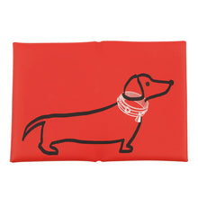 将图像加载到图库查看器中，HERMES Calvi Duo Dog Rouge Tomate Swift Leather
