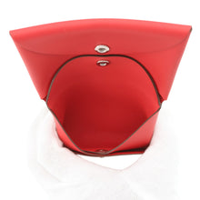 将图像加载到图库查看器中，HERMES Calvi Duo Dog Rouge Tomate Swift Leather
