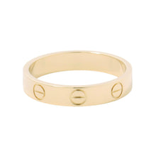 Load image into Gallery viewer, CARTIER Mini Love Ring Size Small/52/#12B4085000/B4085052 18K Yellow Gold
