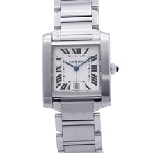 Load image into Gallery viewer, CARTIER Tank francaise LM H36mmxW28mm Stainless Steel Silver DialW51002Q3
