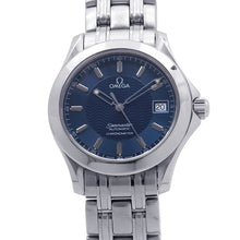 将图像加载到图库查看器中，OMEGA Seamaster 120m W36.25mm Stainless Steel Blue Dial2501.81
