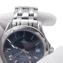 将图像加载到图库查看器中，OMEGA Seamaster 120m W36.25mm Stainless Steel Blue Dial2501.81
