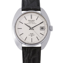 Load image into Gallery viewer, SEIKO King Seiko 45KS Superior Chronometer Stainless Steel Leather Silver Dial4502-8010
