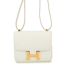 Load image into Gallery viewer, HERMES Constance3 Verso Miroir Mushrooms/Chai Chevre Myzore Goatskin Swift Leather Size Mini
