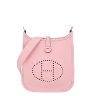 HERMES Evelyne Amazon Rose Sakura Taurillon Clemence Size TPM