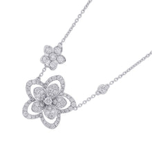 将图像加载到图库查看器中，GRAFF Wildflower Double Diamond PendantRGP790 18K White Gold
