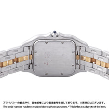 将图像加载到图库查看器中，CARTIER PANTHERE LM 1 LOW H40mm×W29mm Stainless Steel K18YG Ivory Dial83083441
