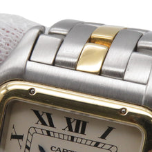 将图像加载到图库查看器中，CARTIER PANTHERE LM 1 LOW H40mm×W29mm Stainless Steel K18YG Ivory Dial83083441
