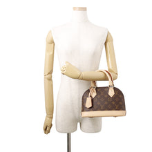 将图像加载到图库查看器中，LOUIS VUITTON Alma BB BrownM46990 Monogram Size BB
