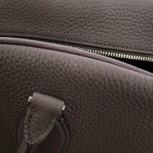 Load image into Gallery viewer, The Row INDIA15.75 Top Handle Bag Wood BrownW1594L133 Leather
