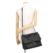 Load image into Gallery viewer, SAINT LAURENT PARIS Niki Shoulder Bag Black506854 Leather Size Large
