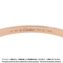 Load image into Gallery viewer, CARTIER Love Open Bangle Size 17/Classic 18K Pink Gold
