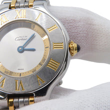 Load image into Gallery viewer, CARTIER Mast 21 W28mm Stainless Steel Silver DialW10073F4
