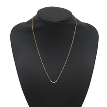 Load image into Gallery viewer, TIFFANY&amp;Co. T Smile Necklace Size Mini62617683 18K Yellow Gold
