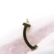 Load image into Gallery viewer, TIFFANY&amp;Co. T Smile Necklace Size Mini62617683 18K Yellow Gold

