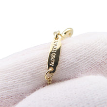 Load image into Gallery viewer, TIFFANY&amp;Co. T Smile Necklace Size Mini62617683 18K Yellow Gold
