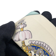 Load image into Gallery viewer, HERMES Twilly Gran Apara Ivoire/Marine/Pink Silk100%
