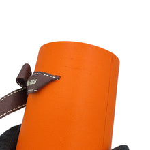 将图像加载到图库查看器中，HERMES Twilly Gran Apara Ivoire/Marine/Pink Silk100%
