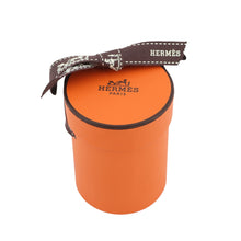 将图像加载到图库查看器中，HERMES Twilly Gran Apara Ivoire/Marine/Pink Silk100%
