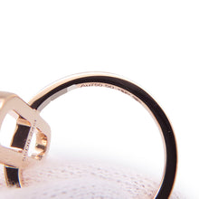 将图像加载到图库查看器中，HERMES Ever Chaine d'Ancre Diamond Ring Size PM/50/#10H118643B 18K Pink Gold

