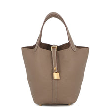 将图像加载到图库查看器中，HERMES Picotin Padlock Etoupe Taurillon Lecmans Size PM
