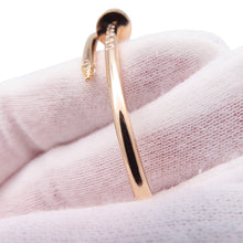 将图像加载到图库查看器中，CARTIER Juste Un Clou Bracelet Small model Diamond Size SM/17B6065817/B6065800 18K Pink Gold
