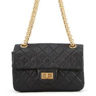 CHANEL 2.55 ChainShoulder Bag BlackAS0874-Y04634-94305 Aged Calf Leather Size Mini
