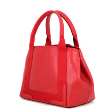 Load image into Gallery viewer, BALENCIAGA Navy Kabas Red339933 Leather Size S
