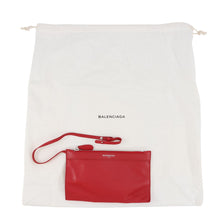 Load image into Gallery viewer, BALENCIAGA Navy Kabas Red339933 Leather Size S
